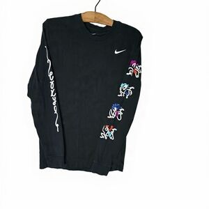 Nike Black Dri-Fit Tokyo T-Shirt Colorful Athletic Athleisure